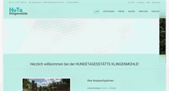 Desktop Screenshot of huta-klingenmuehle.de