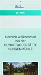 Mobile Screenshot of huta-klingenmuehle.de